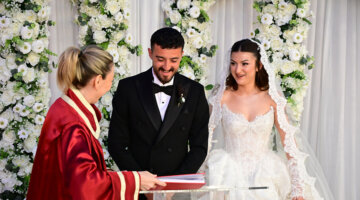 Nazife ile Görkem’in mutlu günü