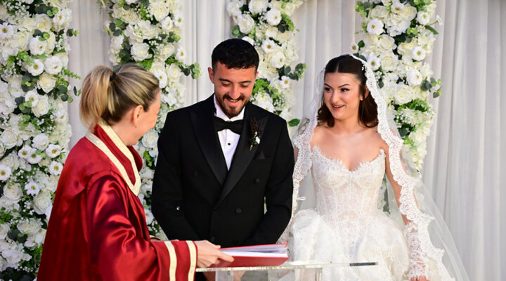 Nazife ile Görkem’in mutlu günü