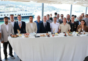 Bodrum’da bayramlaşma programı yapıldı