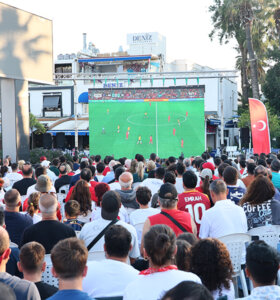 Bodrum’da milli maç heyecanı