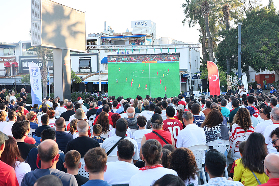 Bodrum’da milli maç heyecanı