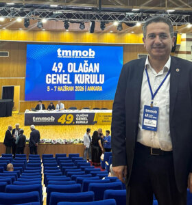 Ahmet Acar, TMMOB Yönetim Kuruluna Seçildi