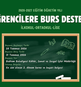 Bodrum Belediyesinden Öğrencilere Burs Desteği
