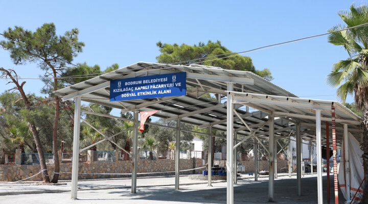Kızılağaç Kapalı Pazar Yeri ve Sosyal Etkinlik Alanı’nda 2. Etap Tamamlandı