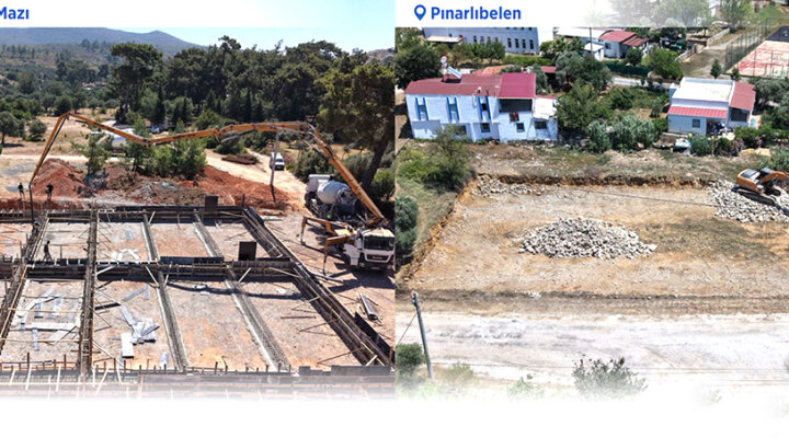 Mazı ve Pınarlıbelen’de Pazar Yeri Çalışmaları Sürüyor