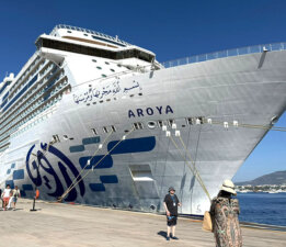 “Aroya” 2 bin 360 yolcu ile Bodrum’da
