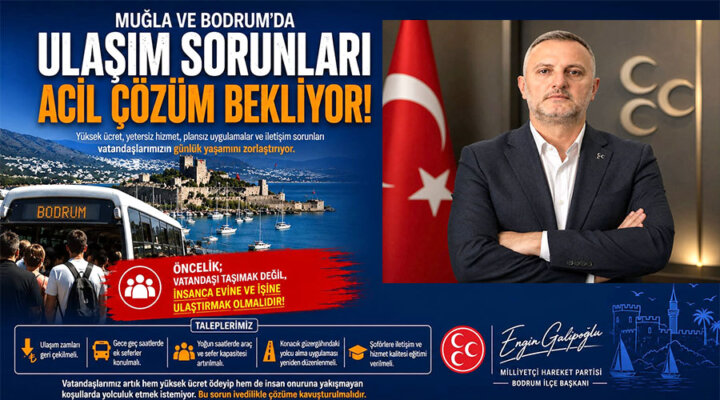 Bodrum’da Ulaşım Sorunları Acil Çözüm Bekliyor