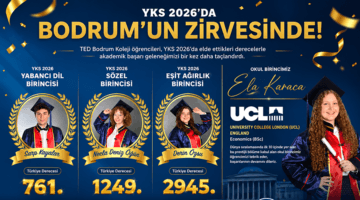 TED Bodrum Koleji, YKS 2026’da Bodrum’un Zirvesinde