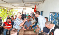 Başkan Mandalinci Saha Çalışmalarını Karaova’da sürdürdü