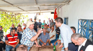 Başkan Mandalinci Saha Çalışmalarını Karaova’da sürdürdü