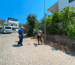 Bodrum’da Ot Temizliği Çalışmaları Sürüyor