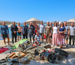 Gümbet’te Deniz Dibi Temizliği