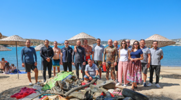 Gümbet’te Deniz Dibi Temizliği