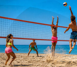 Belediyeden Plaj Voleybolu Şenliği