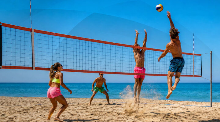 Belediyeden Plaj Voleybolu Şenliği