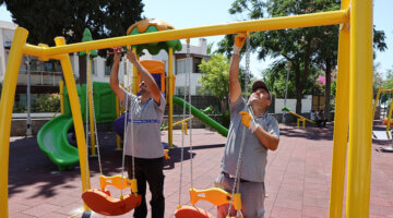 Üçkuyular Parkı Yenilendi