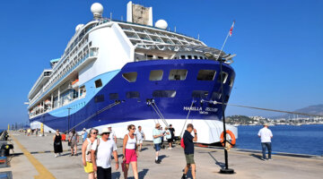 ‘Marella Discovery’ 1813 yolcusuyla Bodrum’a geldi
