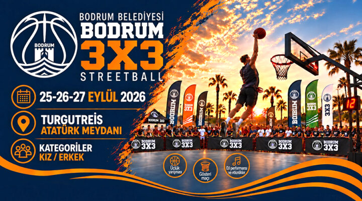 Bodrum 3X3 Streetball Heyecanı Turgutreis’te Yaşanacak