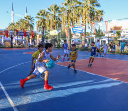 Bodrum 3×3 Streetball heyecanı Turgutreis’te başladı