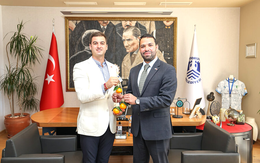 Guatemala Ankara Büyükelçisi’nden Başkan Mandalinci’ye Nezaket Ziyareti