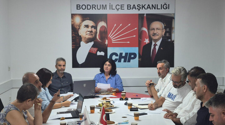 CHP Bodrum İlçe Yönetiminde Görev Dağılımı Netleşti