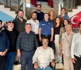 Gazetecilerden Bodrum İlçe Emniyet Müdürü Gökmen’e hayırlı olsun ziyareti
