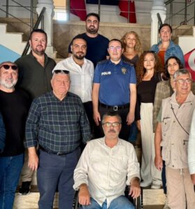 Gazetecilerden Bodrum İlçe Emniyet Müdürü Gökmen’e hayırlı olsun ziyareti
