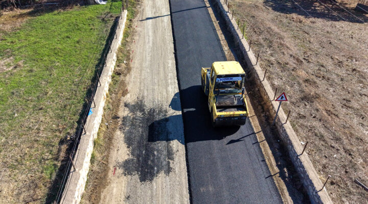 Beş Mahallesinde Üstyapı Çalışmaları Sürüyor
