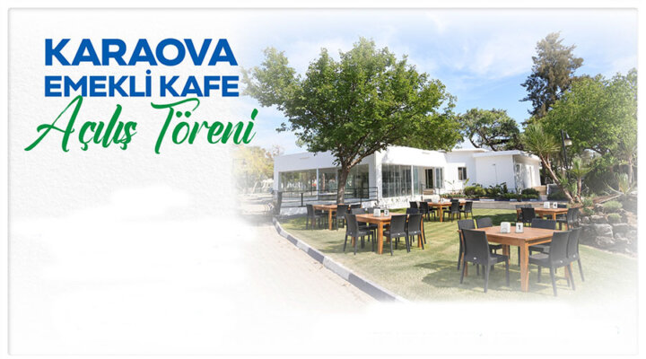 “Karaova Emekli Kafe” Bu Pazar Günü Hizmete Açılıyor